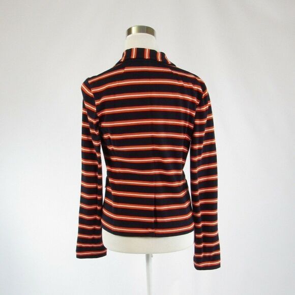 J.Crew black orange striped jacket S - Picture 7 of 8